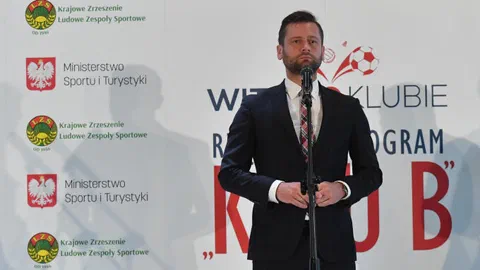 Minister Sportu i Turystyki Kamil Bortniczuk